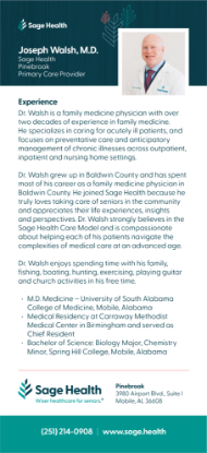 Picture of Dr. Joseph Walsh - Rack Card