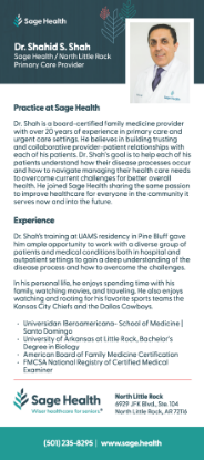 Picture of Dr. Shahid Shah - Rack Card