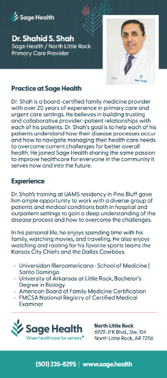 Picture of Dr. Shahid Shah - Rack Card