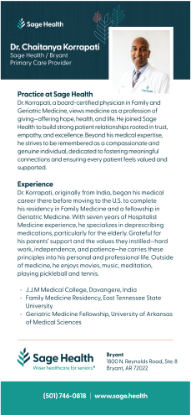 Picture of Dr. Chaitanya Korrapati - Rack Card