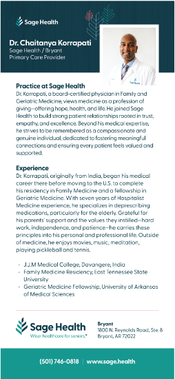 Picture of Dr. Chaitanya Korrapati - Rack Card