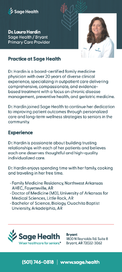 Picture of Dr. Laura Hardin - Rack Card