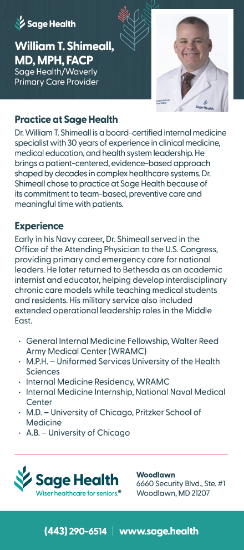 Picture of Dr William Shimeall - Rack Card